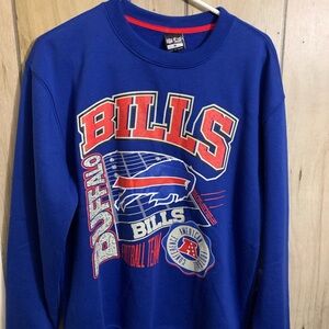 NFL Buffalo Bills Vintage Look Blue Crewneck Sweater